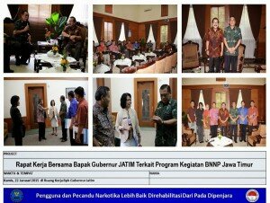 Rapat Kerja Bersama Bpk Gubernur Jatim